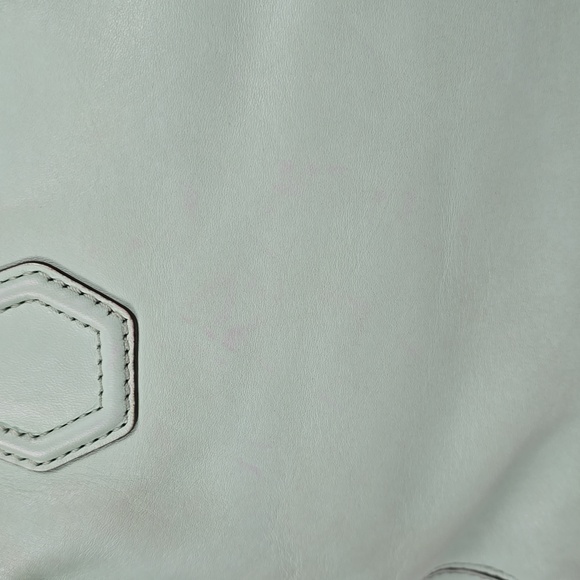 Rebecca Minkoff 100% Leather light Mint Green Handbag purse - Picture 4 of 6